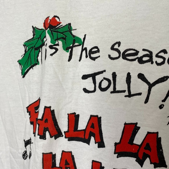 Vintage 1990 Labatt Dry Beer Christmas Shirt 90s - Picture 4 of 13